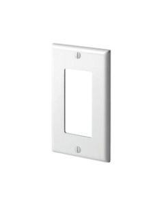 Wallplate for Decora/GFCI - 1 Gang - White - Leviton - 80401-W