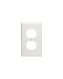 Wallplate for Duplex Receptacle - 1 Gang - White - Leviton - 88003