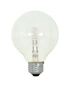 Satco - G25 Halogen Globe Lamp - 43W - 2900K Light Color - 43G25/CL/120V [S2437]