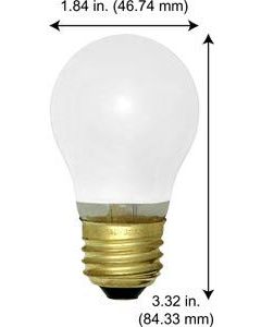 DAMAR - A15 Incandescent Lamp - 15W - 15A15/IF 12V 00068B [DAM]