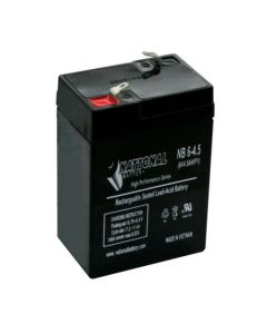 Sealed Lead Acid Battery - 6V - 4.5Ah - F1 Terminal - TCP - 20734