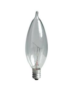 GE - CA10 Incandescent Decorative Lamp - 40W - 2500K Light Color - 40CAC 120V [GEM]
