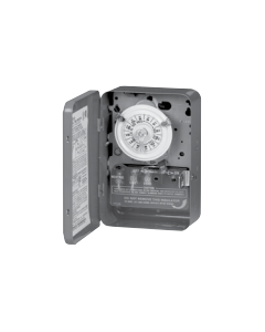 24-Hour Mechanical Time Switch - Indoor - 208-277V - 1 Hour Interval - Intermatic - T104