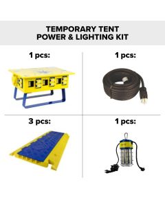 Temporary Tent Power and Lighting Kit - Ericson - TENTPLKIT1BL 