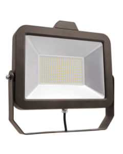 100 Watt Slim Floodlight Fixture - Cool White (4000K) - Sylvania - SLMFLD1A/100UNVD840/WF/BZ  [60108]