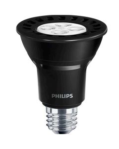 Philips - PAR20 LED Reflector Lamp - 8W - 3000K Light Color - 8PAR20/F25 3000 DIM BLACK [45342-3]