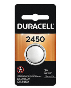 Lithium Button Cell Battery - Duracell - CR2450 / DL2450-BPK  