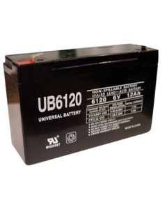 Sealed Lead Acid Battery - 6V - 12Ah - Universal Power Group - UB6120 (D5736)