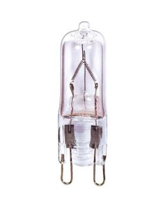 100 Watt T4 Halogen Lamp - G9 (Bi-Pin) - Satco - 100T4/CL/G9  [S4642]