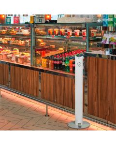 Hand Sanitizer Dispenser Stand - Battery Free - Pedal Activated - UBT Shield (Free Flat Rate Shipping; Hand Sanitizer Sold Separately)
