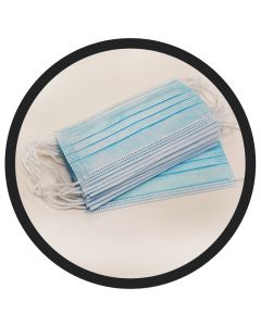 3-ply Ear-loop Face Masks - Box of 50 Masks