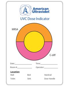 Germicidal UVC Measurement Cards | Medical Use Two-Level Dosimeter | 254 nm | 10 Pack