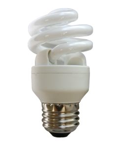 10 Watt Mini Twist (Spiral) - Warm White (2700K) - E26 (Medium) - Litetronics - NL-10527