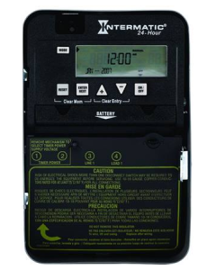 24-Hour 1-Circuit Electronic Time Switch - Indoor - 208-277V - Intermatic - ET1105C