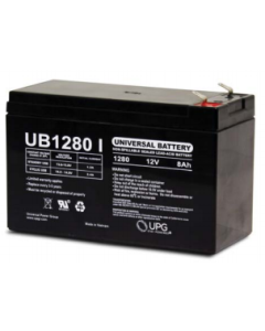 Sealed Lead Acid Battery - 12V - 8Ah - F1 Terminal - Universal Power Group - 1280