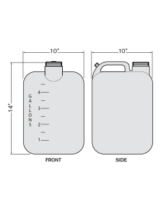 5-Gallon Fresh Water Tank for Portable Sinks