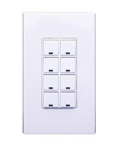 Wireless 8-Button Keypad with Room Controller - Sylvania - 8KEYPAD.5WZBLVTLMN  [75547]