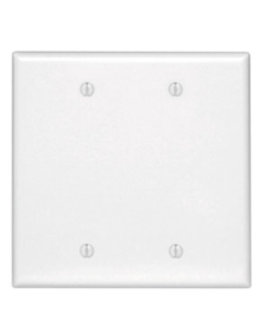 Wallplate Blank - 2 Gang - White - Leviton - 80525-W