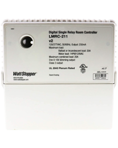 DLM Room Controller, 1 Relay, 0-10V - Wattstopper - LMRC-211