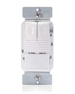 Occupancy Sensor - In-Wall Switch - Dual-Tecnology (PIR/US) - Dual Relay - Decora - White - Wattstopper - PW200W