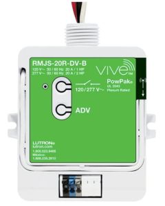 Vive PowPak Wireless 20 Amp Receptacle Control Relay Module - Lutron - RMJS-20R-DV-B