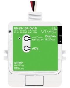 Vive PowPak Wireless Relay Module with Softswitch - Lutron - RMJS-16R-DV-B