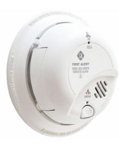 Smoke and Carbon Monoxide Alarm with Battery Backup - Hardwired - White - BRK / First Alert SC9120B