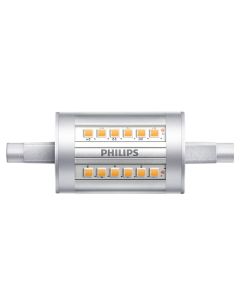 7.5 Watt Double Ended LED Lamp - Warm White (3000K) - R7S (Recessed Single Contact) - Philips - 7.5R7S/PER/830/ND/120V 4/1BC  [471946]