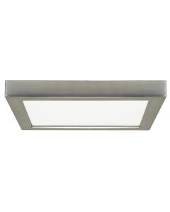 Satco - Flush Mount LED Decorative Fixture - 18.5W - 3000K Light Color - 18.5W/LED/9INFLUSH/30K/SQ/BN [S21515]