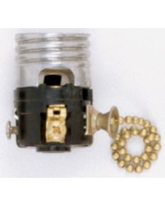 Interior Pull Chain Socket - (1) Lamp - Medium (E26) Base - Satco - 90-1139