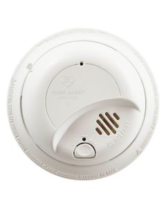 Smoke Alarm with 9V Battery Backup - Hardwired - White - BRK / First Alert - 9120B