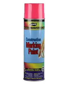 Fluorescent Pink Construction Marking Spray Paint - 20oz - Dottie Aervoe 249