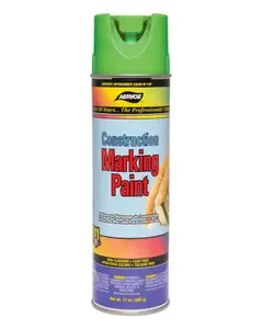 Fluorescent Green Construction Marking Spray Paint - 20oz - Dottie Aervoe 248