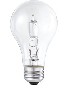 43 Watt A19 Halogen Lamp - Warm White (2900K) - E26 (Medium) - Philips - 43A19/EV/CL 120V 12/2  [410498]