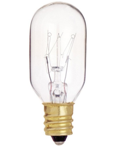 15 Watt T7 Incandescent Lamp - E12 (Candelabra) - Satco - 15T7/C  [S4718]