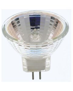 20 Watt MR11 Halogen Lamp - Warm White (2900K) - GZ4 (Bi-Pin) - Satco - 20MR11/18SP 12V  [S3152]