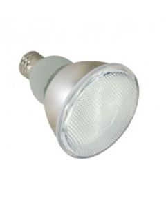 11 Watt PAR20 Compact Fluorescent Lamp - Cool White (4100K) - E26 (Medium) - Satco - 11PAR20/CFL/41K SHATTERPROOF  [S7238]