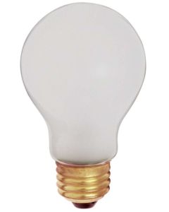 100 Watt A19 Incandescent Lamp - Warm White (2400K) - E26 (Medium) - Satco - 100A/TF 2PK  [S3929]