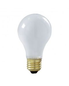 100 Watt A19 Incandescent Lamp - Warm White (2400K) - E26 (Medium) - Satco - 100A19/RS  [S8518]