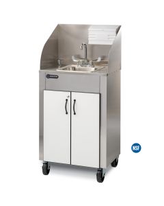 38" Portable Sink - Hot Water - Stainless Steel - NSF Certified