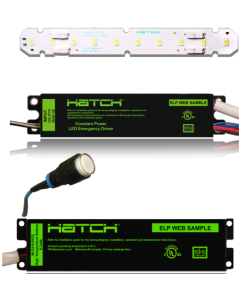 4.6 Watt LED Emergency Driver with Separate Battery and Module - Hatch - ELP05-UNV-K-DP  