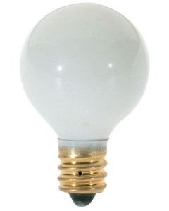 10 Watt G8 Incandescent Lamp - E12 (Candelabra) - Satco - 10W G8  