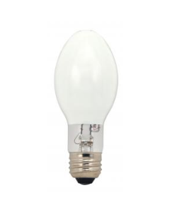 100 Watt Mercury Vapor Lamp - Cool White (3900K) - E26 (Medium) - Satco - H38AV-100DX  [S4377]