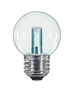 1.2 Watt S11 LED Lamp - Warm White (2700K) - E26 (Medium) - Satco - 1.2W S11/CL/LED/120V/CD  [S9160]