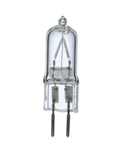 100 Watt T4 Halogen Bipin Lamp - GY6.35 (Bi-Pin) - Satco - 100WT4/2-PIN/120V/CLEAR  [S1924]