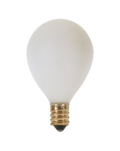10 Watt G12 Pear Incandescent Lamp - E12 (Candelabra) - Satco - 10G12 120V  [S3830]