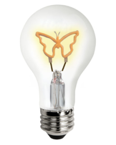1.5 Watt LED Shape Filament Lamp - E26 (Medium) - TCP - FA19BUTTERFLYBD  