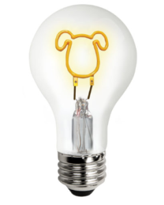 1.5 Watt LED Shape Filament Lamp - E26 (Medium) - TCP - FA19DOGBD  