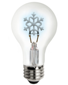 1.5 Watt LED Shape Filament Lamp - Daylight (5000K) - E26 (Medium) - TCP - FA19SNOWBD  