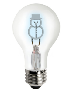 1.5 Watt LED Shape Filament Lamp - Daylight (5000K) - E26 (Medium) - TCP - FA19SNOWMANBD  